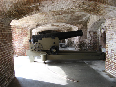 Fort Sumter: Cannon, Charleston 2009